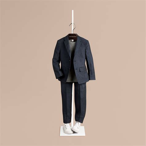 Linen Tuxedo Jacket Burberry
