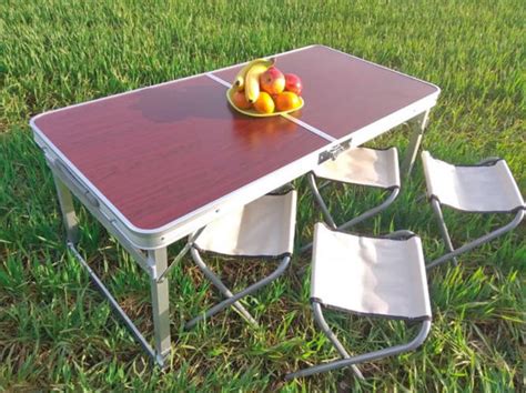 Стол туристический складной усиленный Folding table походный столик и ...
