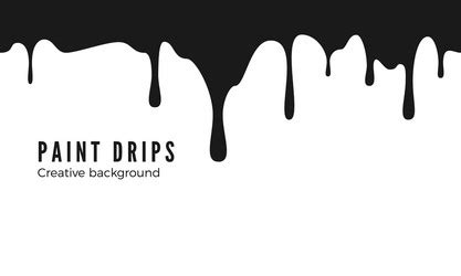 Dripping Seamless Purple Dripps Liquid Drop Vector Image