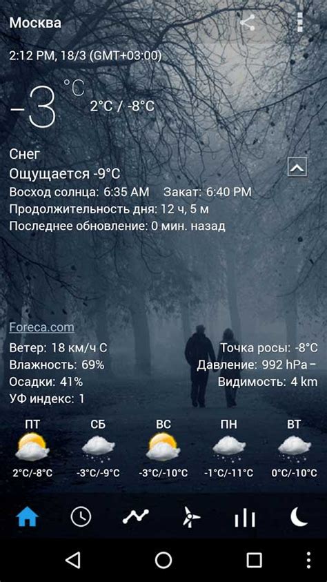 Прозрачные часы и погода - Прогноз погоды с красивыми виджетами на ...