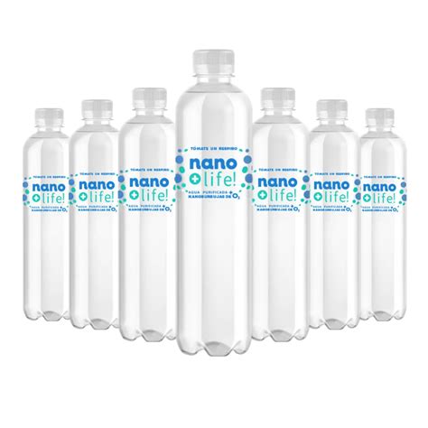 Nanolife Pack 12 Botellas 500 Cc Agua Nano Oxigeno