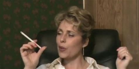 Classic Blonde Cougar Amber Smoking Sexy Tnaflix