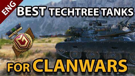 The Best Techtree Tanks For Clan Wars In World Of Tanks Youtube