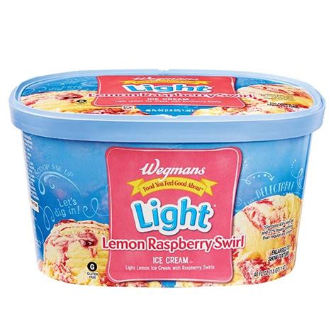 Wegmans Light Lemon Raspberry Swirl Ice Cream Wegmans