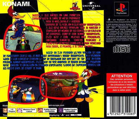 Woody Woodpecker Racing Box Shot For Playstation Gamefaqs