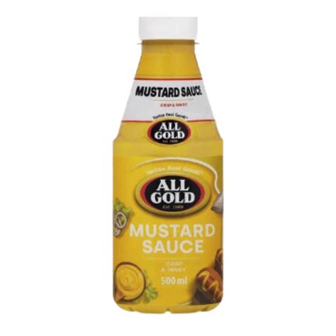All Gold Mustard Sauce 500ml Checkdate