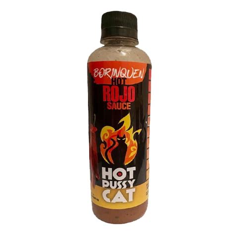 Hot Pussy Cat Borinquen Rojo Hot Sauce Oz Large Size Walmart