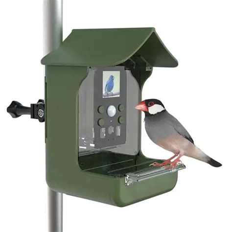 Waterproof Smart Bird Feeder Camera FHD