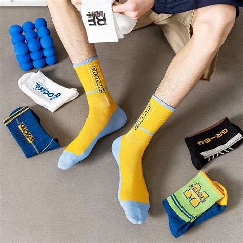 Unisex Women Mens Stylish Crew Socks Sport Street Causal Temu New Zealand