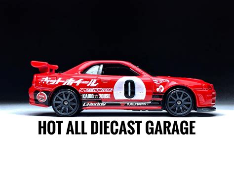 Nissan Skyline GT R R Hot Wheels Models Series Night Burnerz สแดง