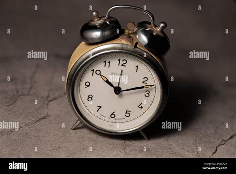 Antique Alarm Clock Stock Photo Alamy