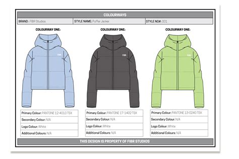 Tech Pack Fashion Templates Ready For Download