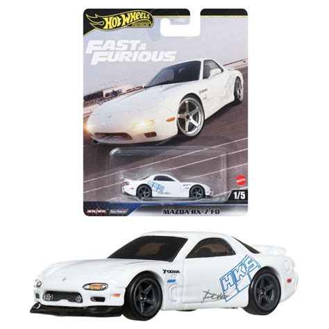 HOT WHEELS PREMIUM SZYBCY I WŚCIEKLI FAST FURIOUS AUTKO POJAZD MAZDA RX 7 194735263455 Cena