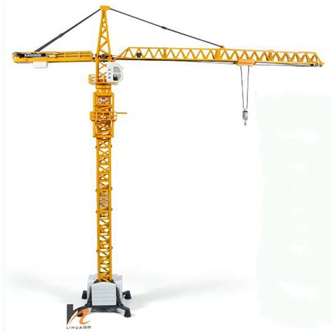 Kdw 150 O Scale Diecast Tower Slewing Crane Construction Vehicle Car