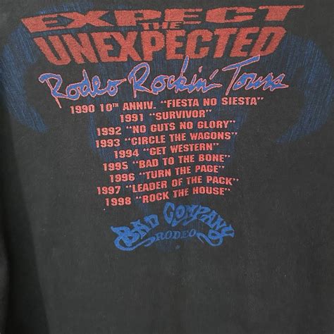 Vintage Bad Company Rodeo Rocks On Rodeo Rockin Tours Gem