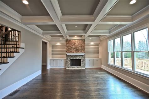 coffered ceiling - Highlight Homes