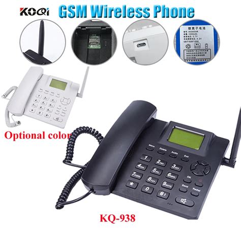 GSM cordless phone fixed wireless telephone desk phone FWP with 850/900/1800/1900MHz DHL Free ...