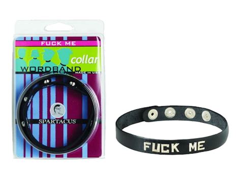 Spartacus Wholesale Collars And Leashes Wordband Collar FUCK ME
