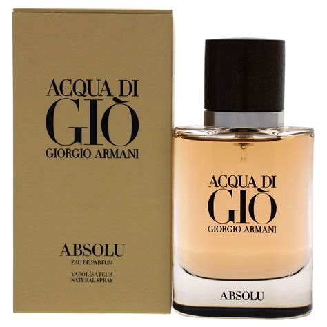 Buy Giorgio Armaniacqua Di Gio Absolu For Men Eau De Parfum Spray