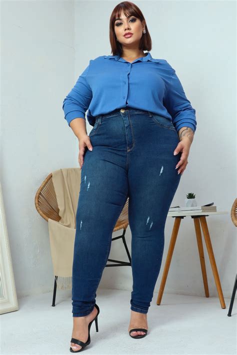 Cal A Jeans Cigarrete Hot Plus