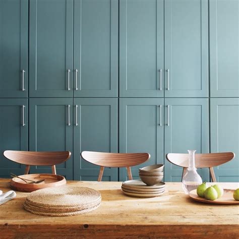 Benjamin Moore Aegean Teal Kitchen Cabinets Interiors By Color