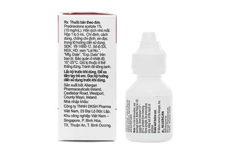 Thuốc Nhỏ Mắt Pred Forte 5ml Hộp 1 Chai 5ml Medigo