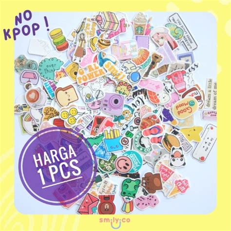 Jual Minimal Beli Pcs Sticker Aesthetic Stiker Freebies Stiker