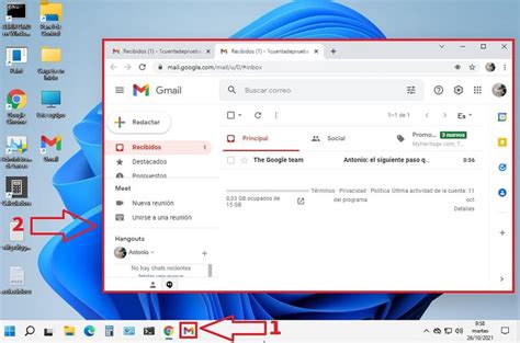 Como Anclar Gmail En La Barra De Tareas En Windows