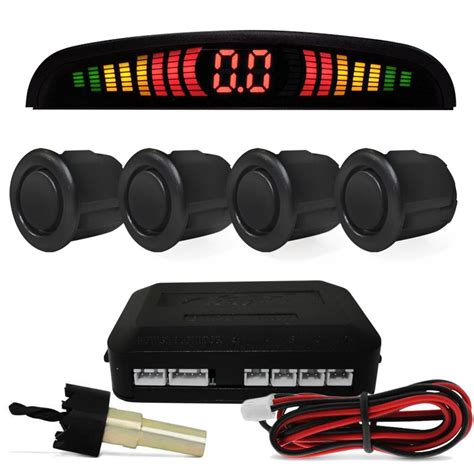 Sensor Estacionamento R Sensores Display Led Carro Preto Serra Copo