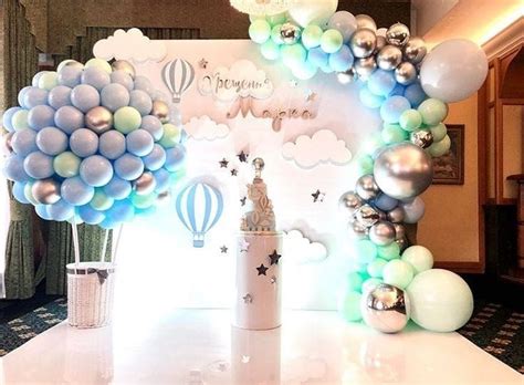 Hot Air Balloon Baby Shower Party Ideas Photo Of Artofit
