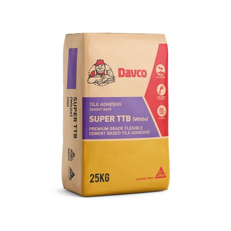 DAVCO TTB WHITE ECO 25KG Khiang Hor Building Products Pte Ltd