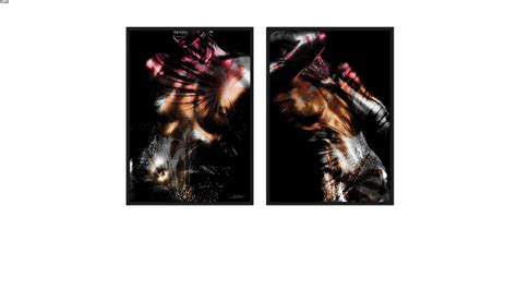 Quadros Stencil Nude I E II Ammo Quadros 3D Warehouse