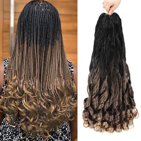 Amazon French Curly Braiding Hair Packs Inch Ombre Pre