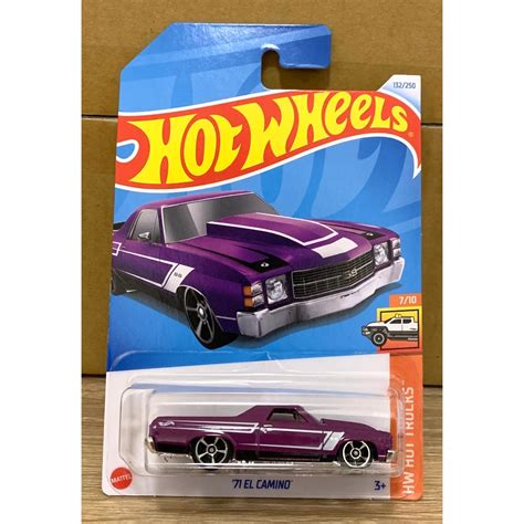 風火輪 Hot Wheels 雪佛蘭 71 EL CAMINO 美式 經典車 復古 裝載車 後斗車 蝦皮購物