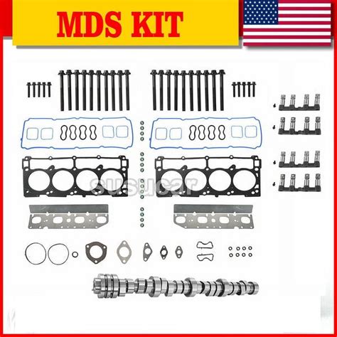 Susucar Steel Camshaft Kit With Mds Lifters Head Gaskets Bolts For