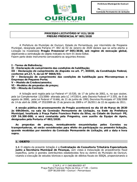 Preench Vel Dispon Vel A Prefeitura Do Municpio De Ouricuri Estado De