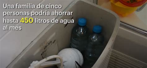 Cómo ahorrar 450 litros de agua al mes al tirar de la cadena