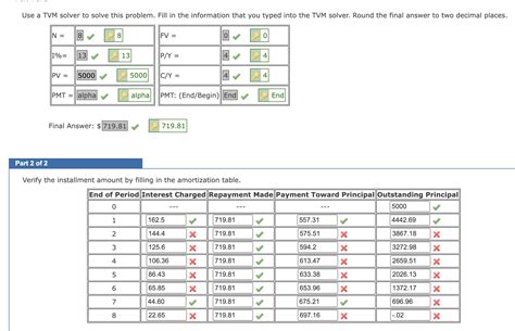 Solved Use a TVM solver to solve this problem. Fill in the | Chegg.com