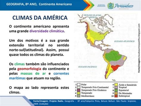 Aspectos Naturais Da América - Os climas e as paisagens naturais da américa. | PPS