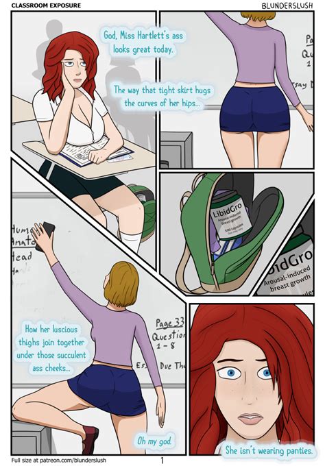 Breast Expansion Classroom Exposure Page By Blunderslush Hentai Foundry