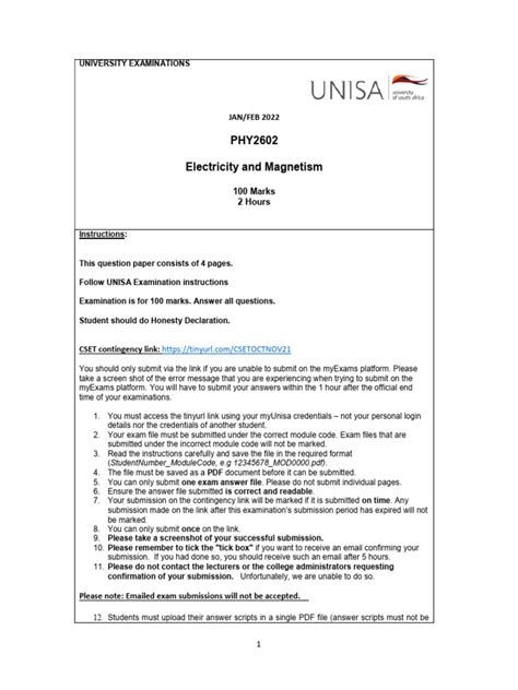 exam paper