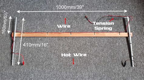 Hot Wire Bow For Foam Cutting