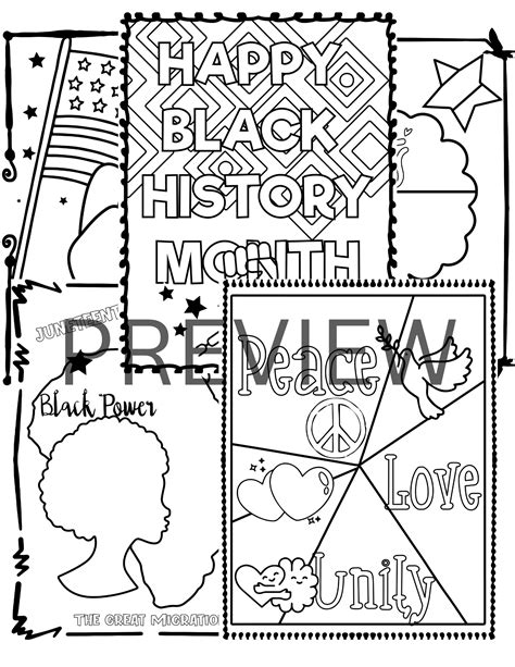 Black History Month Coloring Pages Teaching Resources Worksheets