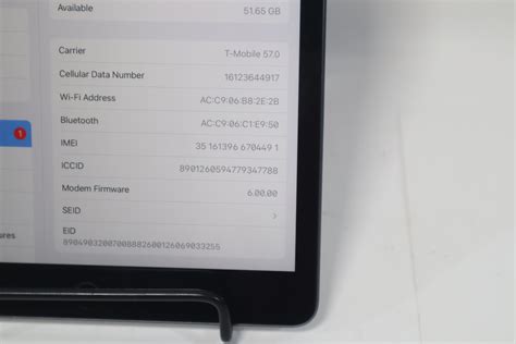 Apple iPad Gen 9 MK663LL/A A2603 Space Grey 64GB 10.2" T-Mobile Tablet 9JG9
