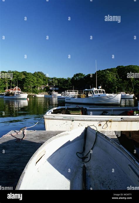 New Harbor, Maine - USA Stock Photo - Alamy