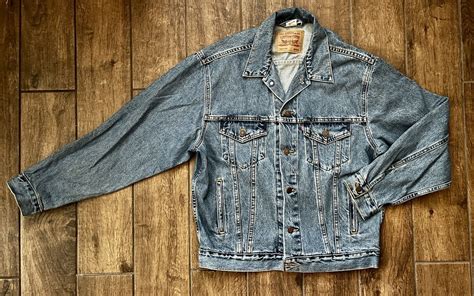 Vintage Levi Strauss Denim Blue Jean Trucker Jacket 70507 0389 Size