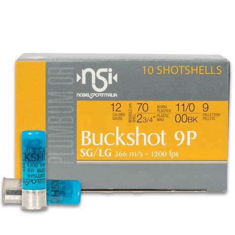 gauge  buckshot shotgun shells  count   plastic hull