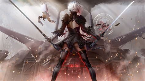 X B Nier Automata Art Wallpaper X Resolution Hd K