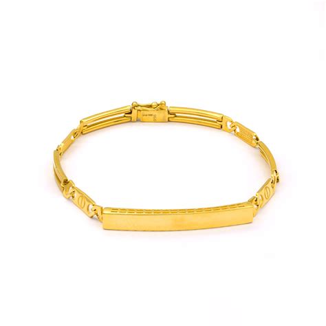 22kt Gold Mens Bracelet Raja Jewelers