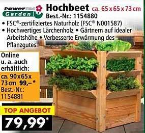 Powertec Garden Hochbeet Angebot Bei Norma24 1Prospekte De